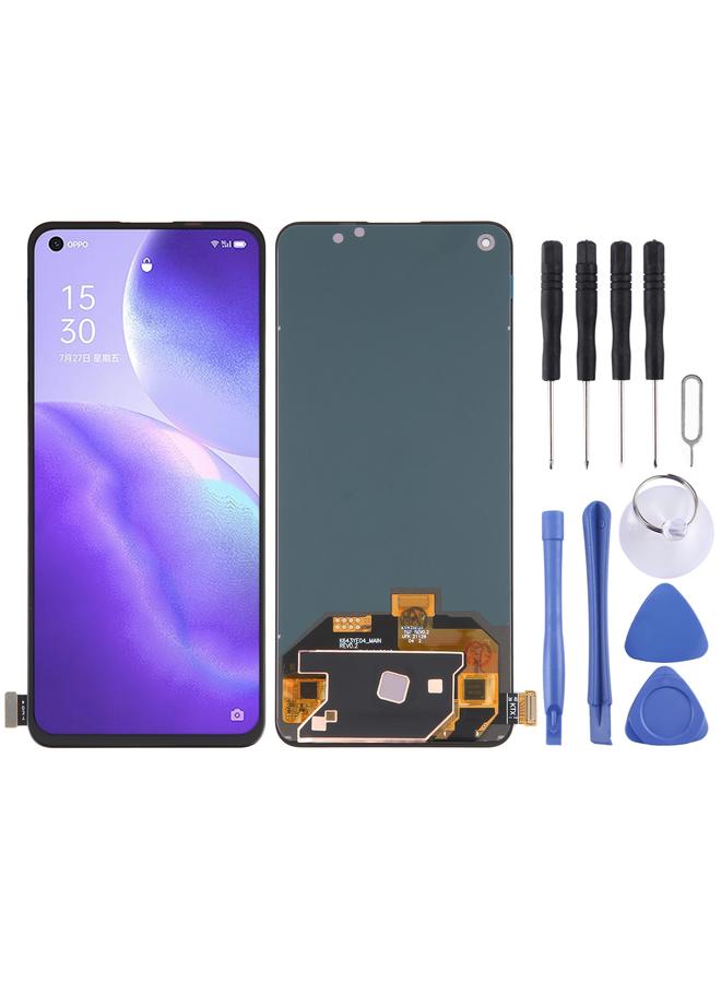 erorex Replacement OLED LCD Screen For OPPO Reno5 4G / Reno5 5G / Reno5K 5G / Reno6 4G / Reno6 5G / Reno7 4G / K9 Pro / Find X3 Lite / Realme Q3 Pro / Realme Q3 Pro Carnival / Realme GT Neo Flash / Realme X7 Max 5G with Digitizer Full Assembly - Image 1