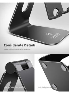 Lamicall Tablet Stand Adjusatble Tablet Holder Mount Dock Compatible With Ipad Mini Air Pro Samsung Tab S6 S7 A7 Huawei Tablet Nintendo Switch Kindle More Tablets 4 13 Inch Black  - Image 5