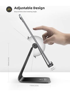 Lamicall Tablet Stand Adjusatble Tablet Holder Mount Dock Compatible With Ipad Mini Air Pro Samsung Tab S6 S7 A7 Huawei Tablet Nintendo Switch Kindle More Tablets 4 13 Inch Black  - Image 4