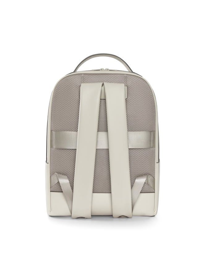 Comfyable حقيبة ظهر جلد نباتي فاخرة من إصدار X لأجهزة الكمبيوتر المحمولة 13" 14" 15" 16" ، حقيبة عمل مع حزام عربة وسحاب YKK ، حقيبة متينة مقاومة للماء للرجال والنساء ، حقيبة يومية للعمل - Image 3