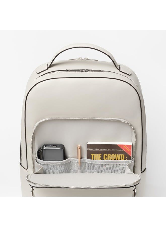 Comfyable حقيبة ظهر جلد نباتي فاخرة من إصدار X لأجهزة الكمبيوتر المحمولة 13" 14" 15" 16" ، حقيبة عمل مع حزام عربة وسحاب YKK ، حقيبة متينة مقاومة للماء للرجال والنساء ، حقيبة يومية للعمل - Image 5