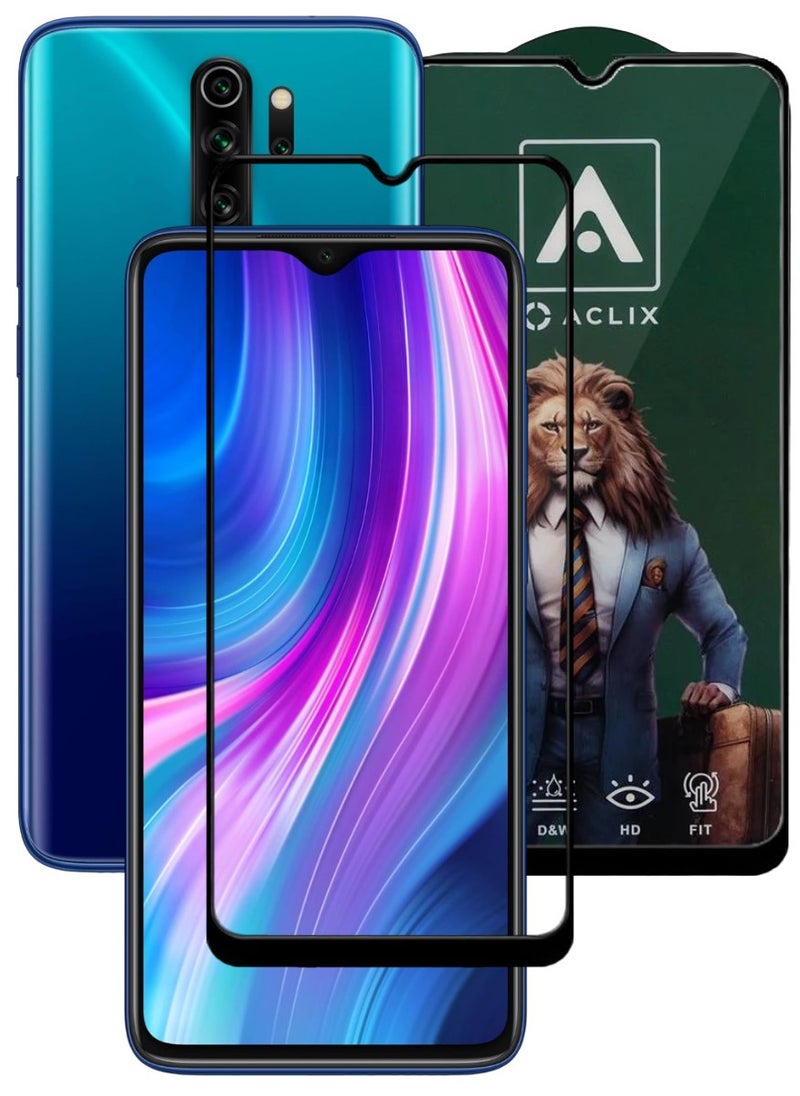 ACLIX Antistatic ESD Dustproof Premium Quality High Definition Tempered Glass Screen Protector Designed For Xiaomi RedmiNote 8 Pro - Image 1