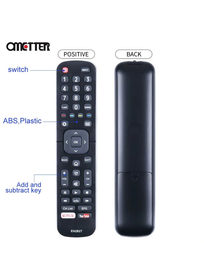 OMETTER New for Hisense Smart TV 55 Inches EN2B27 Remote Control LCD Universal 32K3110W 40K3110PW 50K3110PW - Image 4