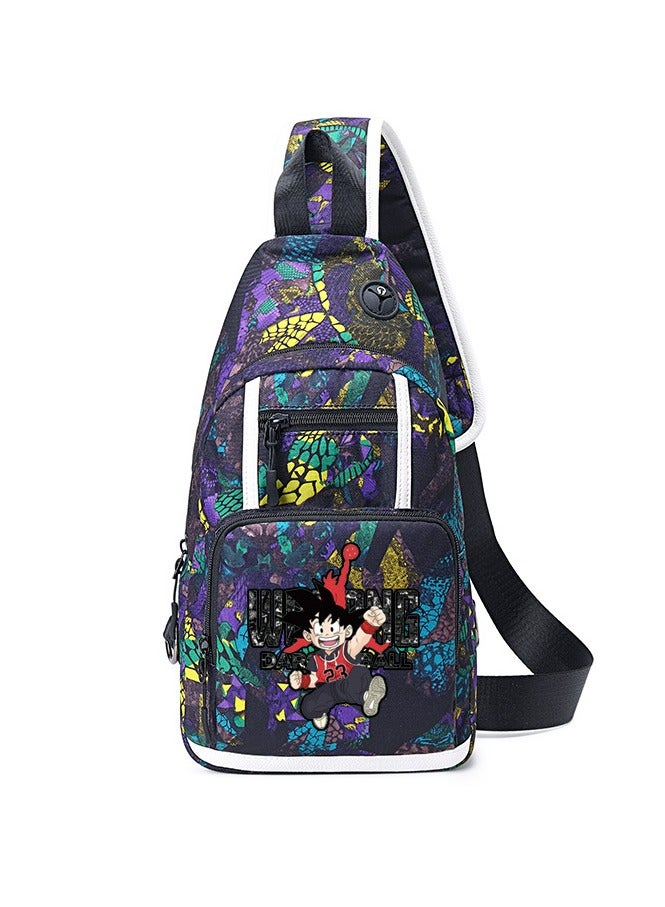 KUYING New Dragon Ball Printed Leisure Large Capacity Backpack 