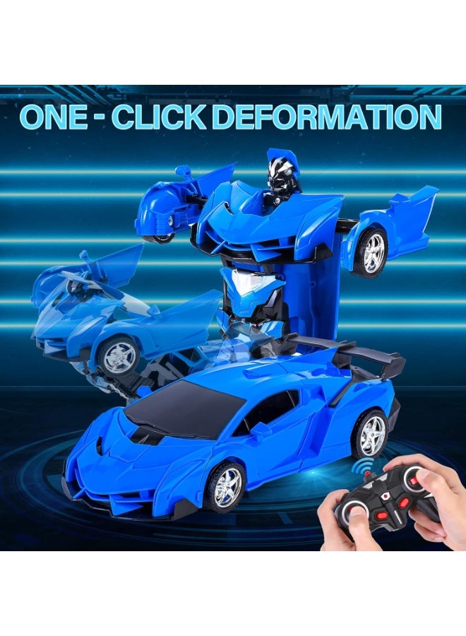 ST ZONE 2-in-1 RC Robot Car Transformer Toy for Kids – Remote Control Racing Car 1:18 Scale – Transforming Toy for Boys & Girls 6+ - Image 2