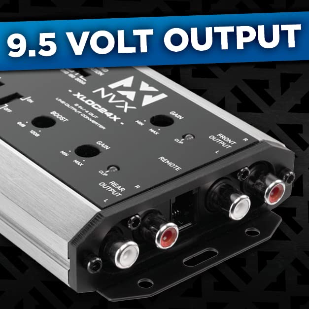 NVX XLOC24X 2 inputs / 4 outputs High Voltage Active Line Output Converter with Impedance Matching and Remote Level Control - Image 4