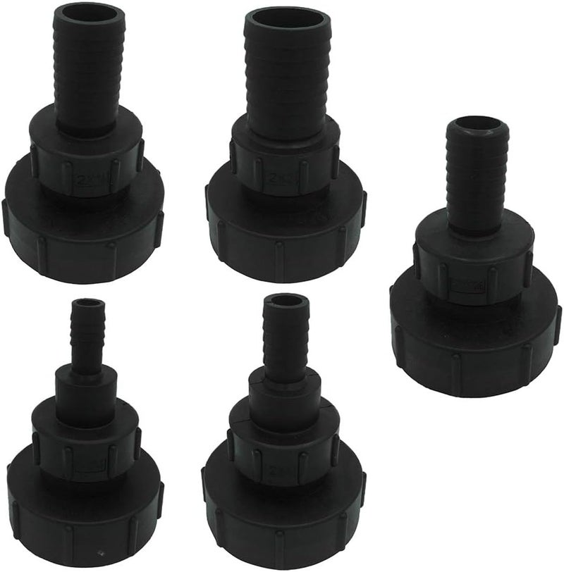 klarako 1000L IBC Drain Adapter Hose Tail Fitting DN80/3"/95mm To 20/25/32/40/50mm - 20mm - Image 1