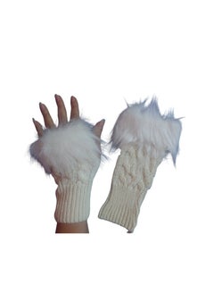 Soft fleece gloves