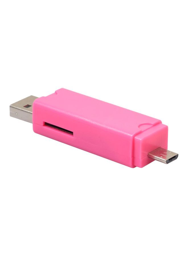 NIBEMINENT Micro USB Charging Hub Pink  - Image 1