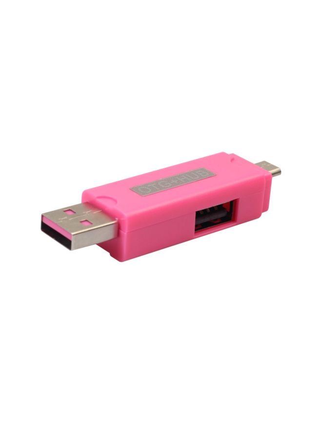 NIBEMINENT Micro USB Charging Hub Pink  - Image 3