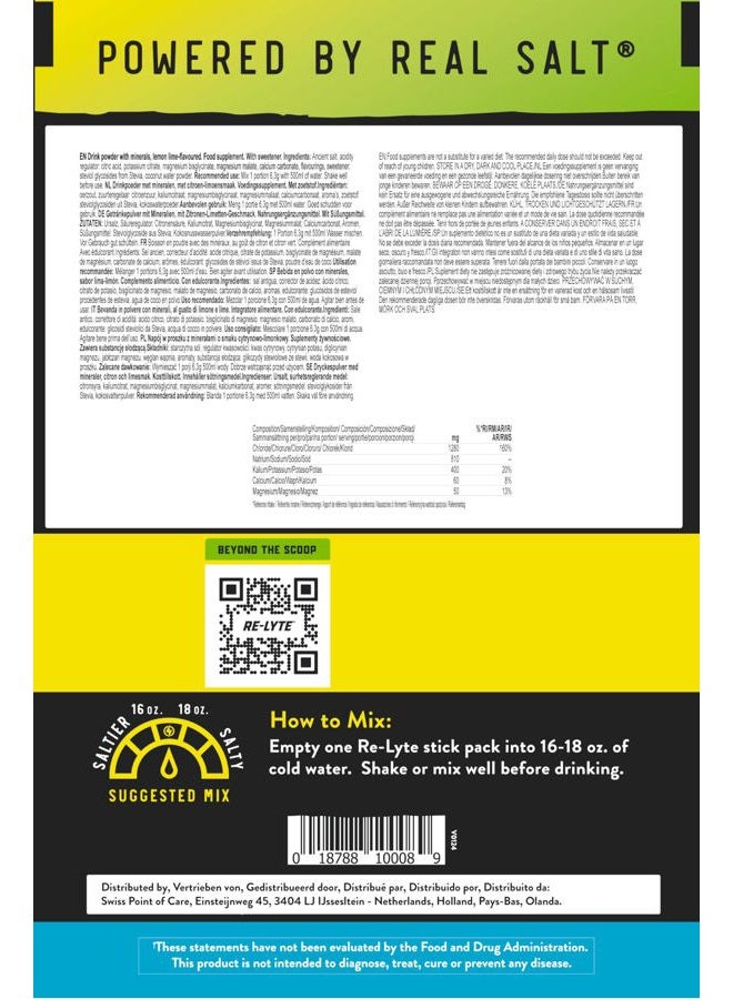 Redmond Re-Lyte Electrolyte Drink Mix Mixed Berry/Lemon Lime (Mixed Berry (30 Stick Pack)) - Image 3
