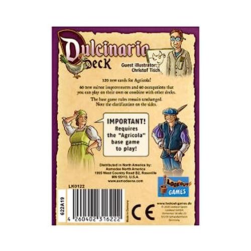 Lookout Agricola Revised Edition Dulcinaria Deck Expansion Strategy Game Farming Game for Adults and Teens Advanced Board Game Ages 12 14 Players Avg Playtime 90 Mins Made by Lookout Games - Image 5