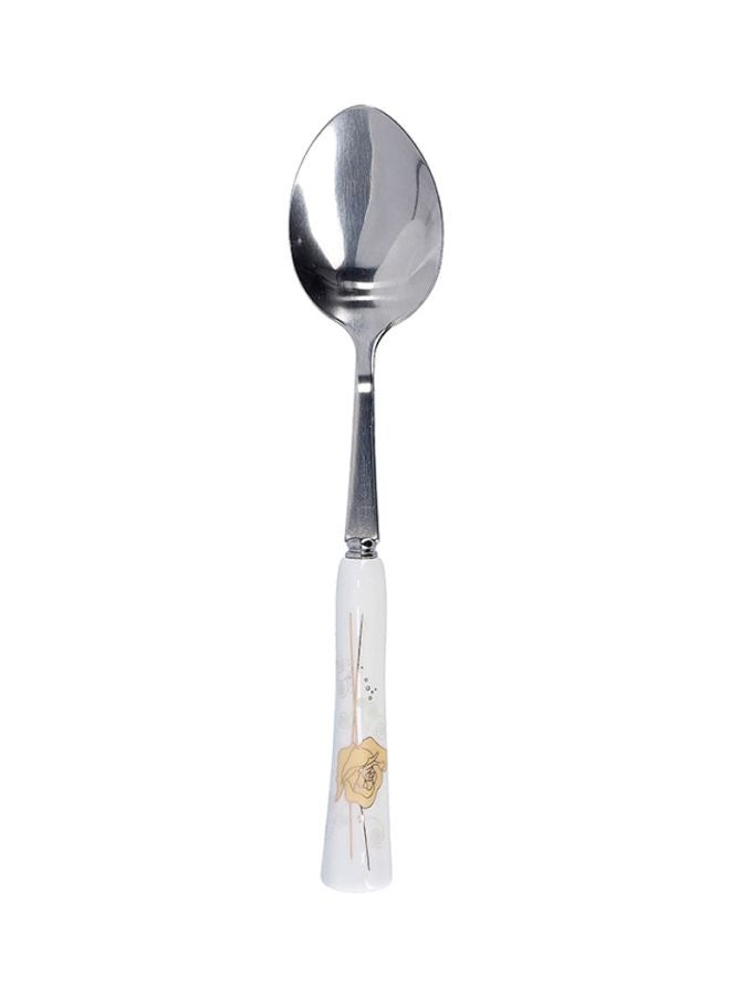 DELCASA 6-Piece Tea Spoon Set White/Yellow/Silver - Image 3