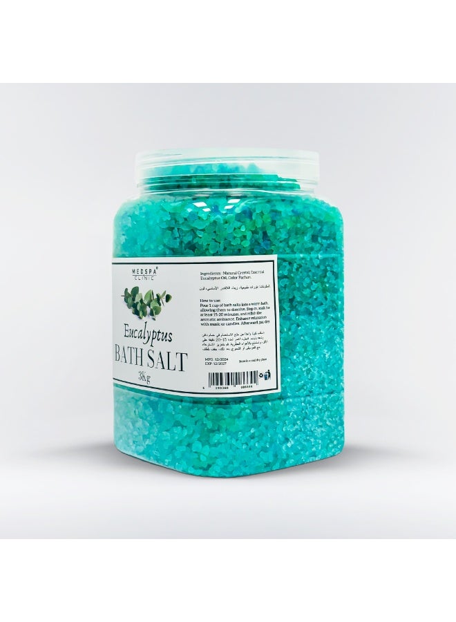 MEDSPACLINIC Eucalyptus Bath Salt 3Kg - Image 3