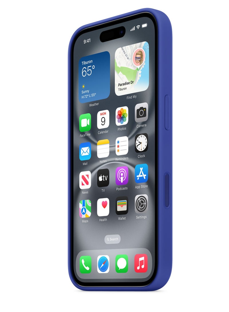 Techie Apple iPhone 16 Plus Silicone Case with MagSafe – Ultramarine - Image 5