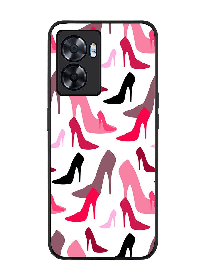 Stylizedd Rugged Black edge case for Oppo A57 Slim fit Soft Case Flexible Rubber Edges Anti Drop TPU Gel Thin Cover - Hot Heels - Image 1