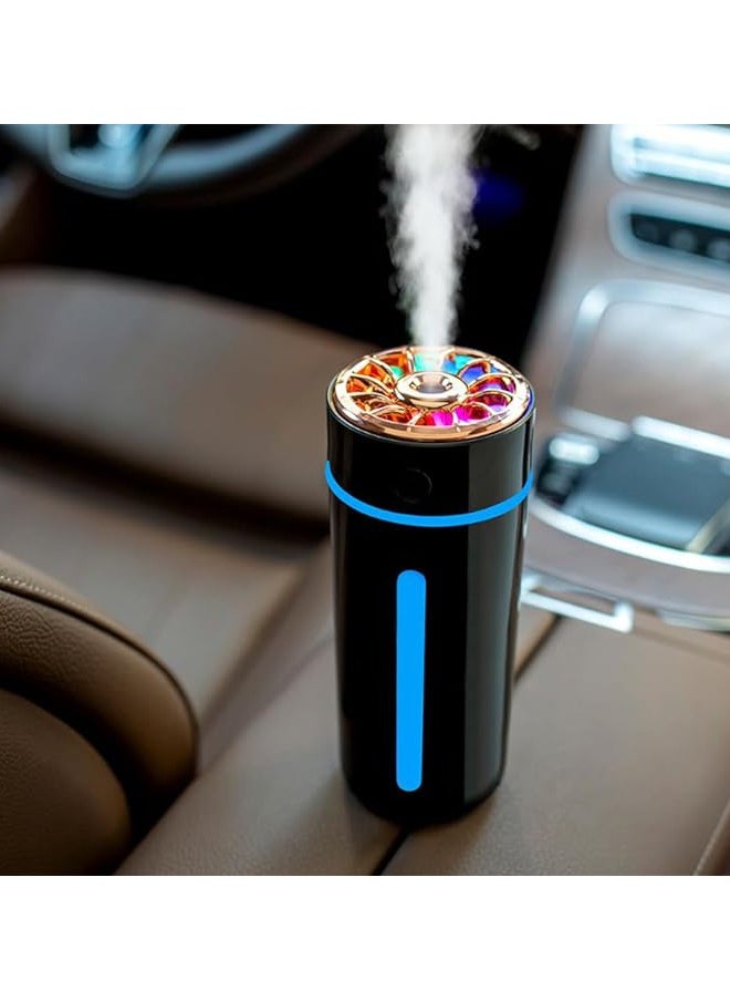 Arabest Car Diffuser Humidifier,USB Mini Cool Mist Air Essential Oil Diffuser Quiet Automatic Power Off with LED Light,Aromatherapy Diffuser,Mini Air Humidifier for Car, Home, Office,Small Room  - Image 1