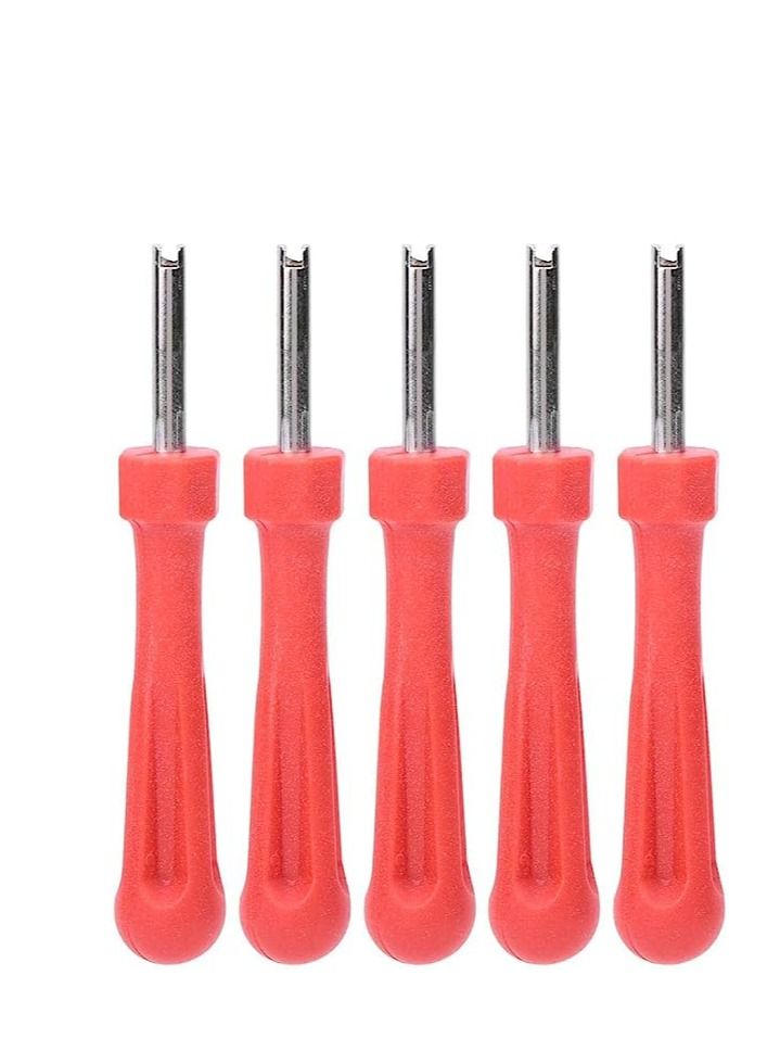 5Pcs Core Tool, Valve Core Wrench Durable Valve Core Removal Tool  - Image 1