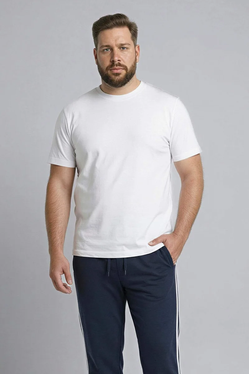 ديفاكتو 100% Cotton Plus Size T-Shirt