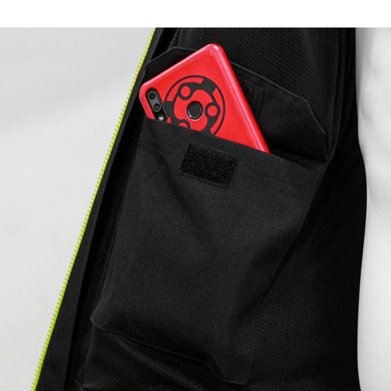 Raida BOLT Motorcycle Jacket | CE Level 2 Armors | Abrasion Resistance Fabric | Lightweight (L, Hiviz) - Image 5