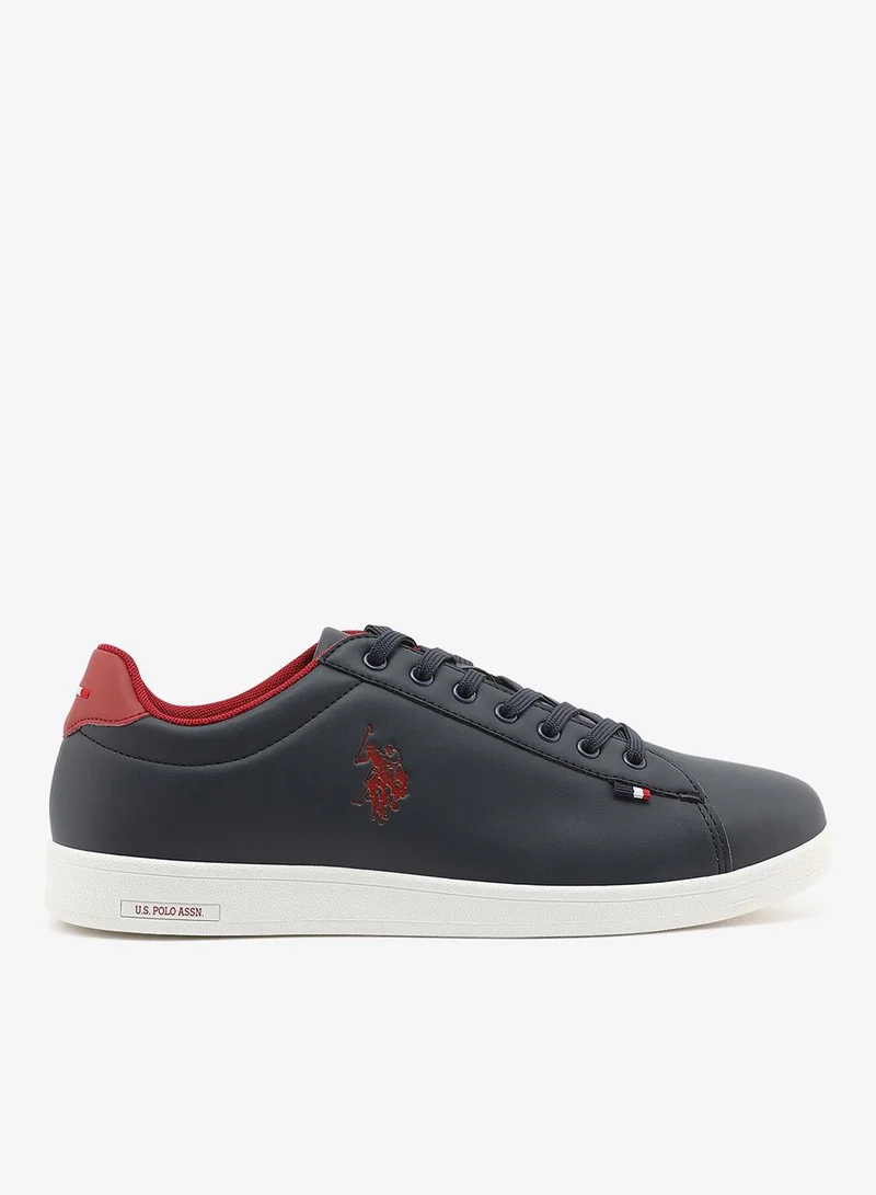 U.S. Polo Assn. Navy Men's Navy with White Sneakers - Lightweight, Breathable and Comfortable Shoes for Men | Best Price UAE