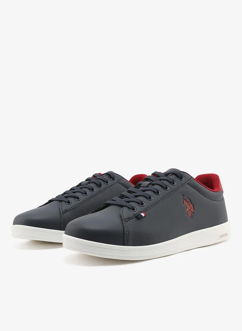 U.S. Polo Assn. Navy Men's Navy with White Sneakers - Lightweight, Breathable and Comfortable Shoes for Men | Best Price UAE