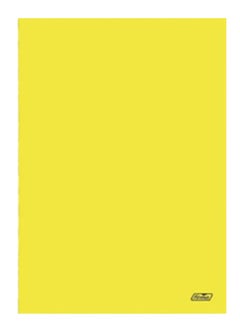A4 Size Stapled Notebook Single Lined Ruling Yellow Paper Cover