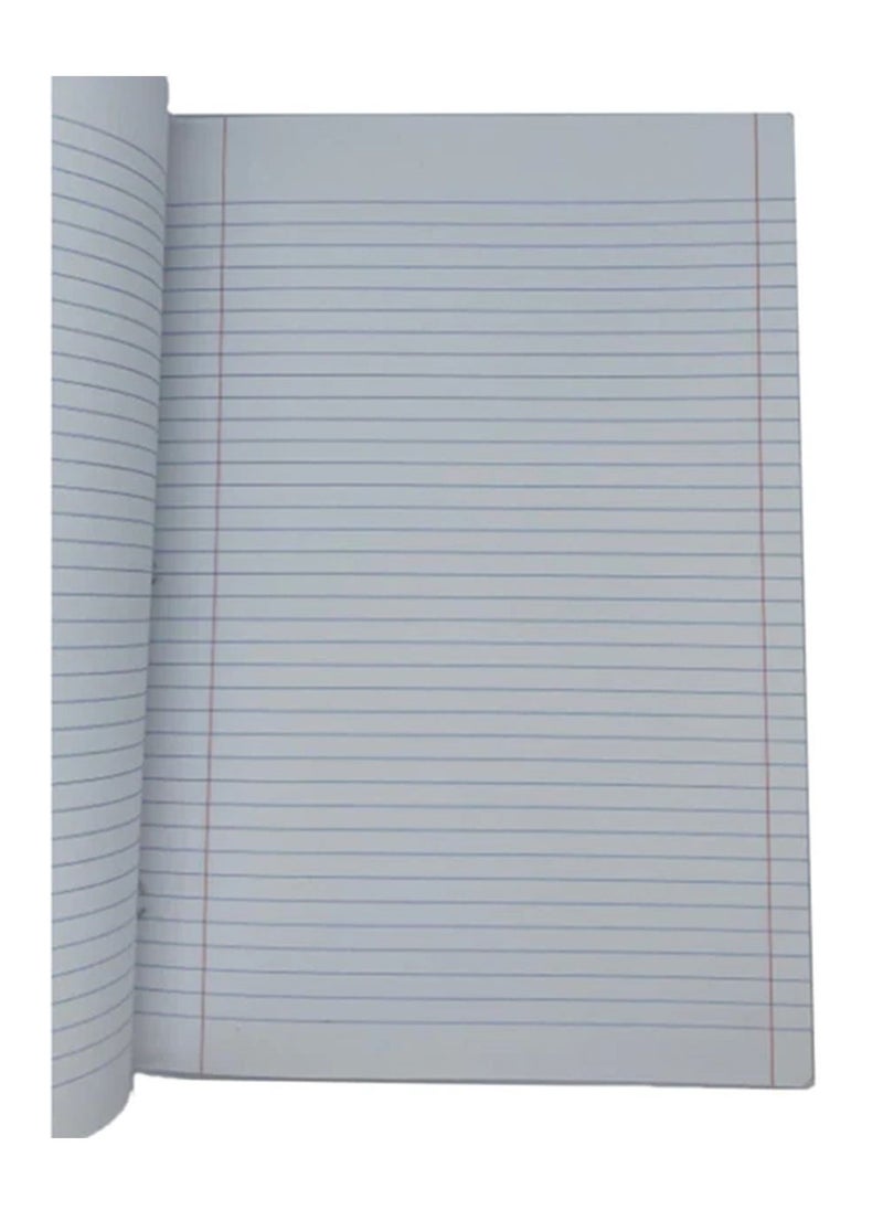 Firmo - A4 Size Stapled Notebook Single Lined Ruling Yellow Paper Cover - Image 1