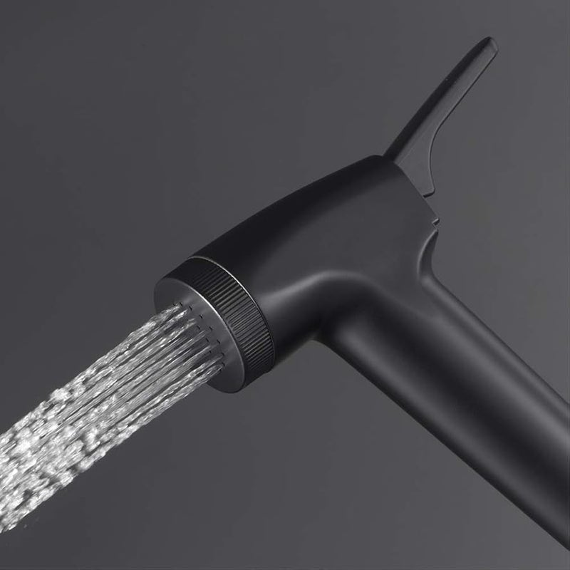 مرشّح بيديه محمول مثبت على الحائط مجموعة دش للنظافة الشخصية باللون الأسود - Image 5