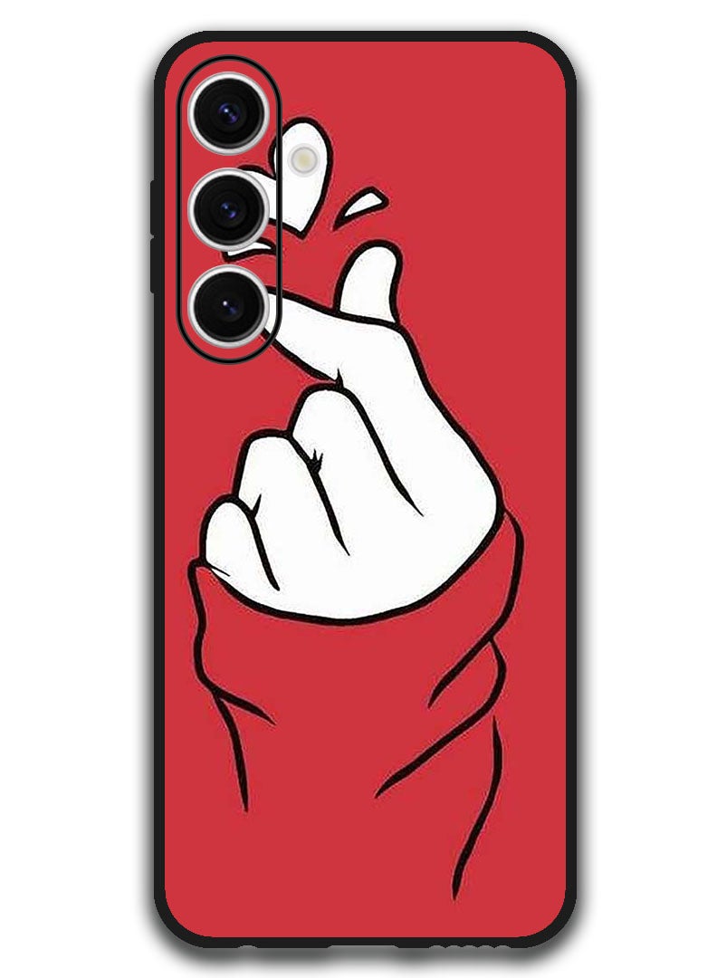 Theodor Protective Case Anti Scratch Shock Proof Bumper Cover For Samsung Galaxy S24 FE Snap Love Red - Image 1