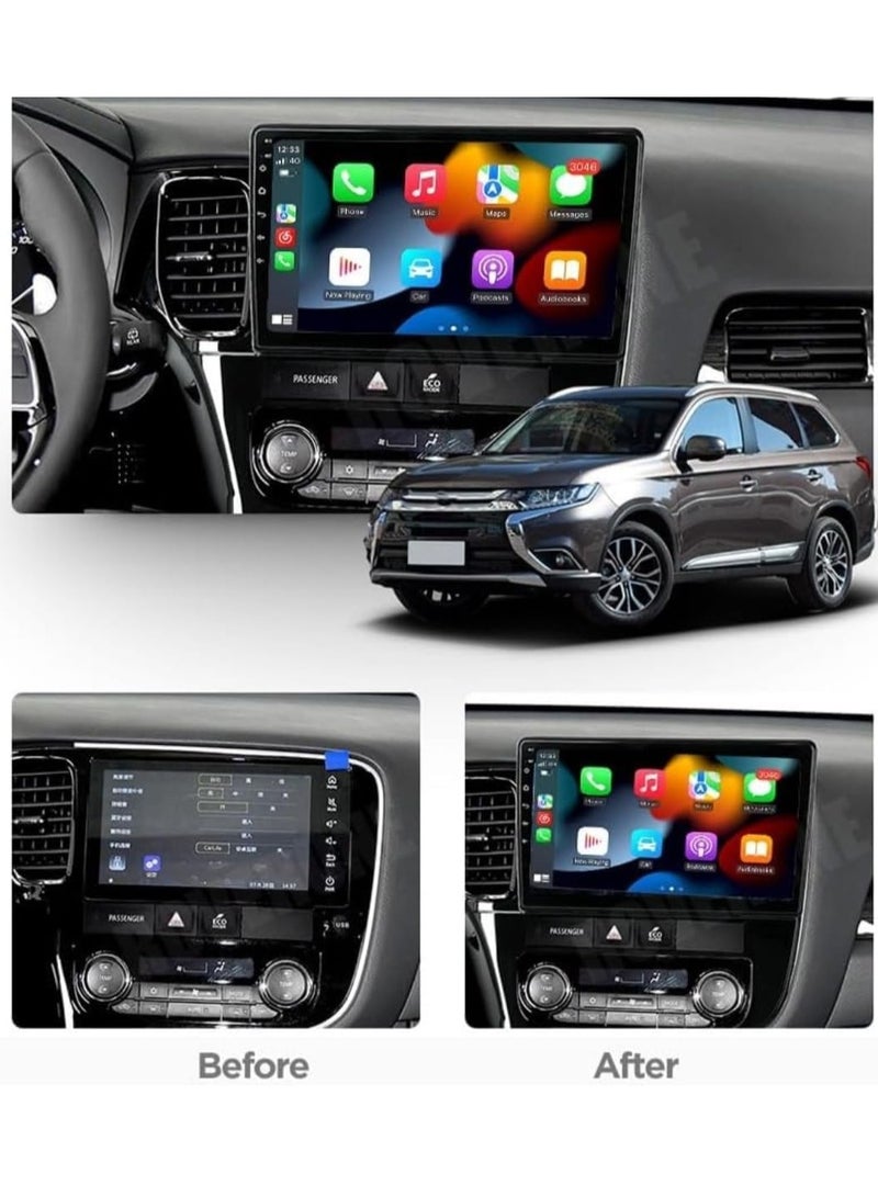 AVT Android Car Stereo for Mitsubishi Outlander 2017 To 2022 Auto AC 2GB RAM 32GB ROM MirrorLink WiFi BT, 10 Inch Support Apple Carplay, 2.5D IPS Touch Screen with Backup Camera Included  - Image 2