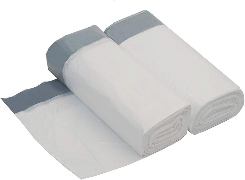 Besli 10 Gallon DrawString Strong Trash Bag Garbage Bag 10 Gallon90 Bags White