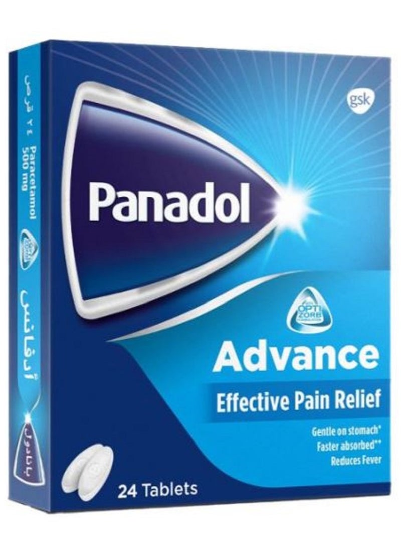 Panadol panadol advance 24 tablets  - Image 1
