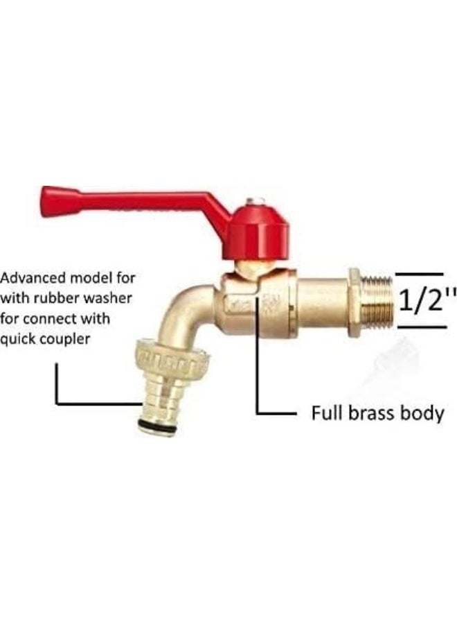 سانوا صنبور كروي من سانوا مع خرطوم ½ بوصة، صنع في تايلاند - Image 3