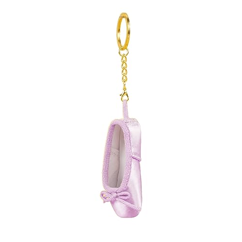BIBABLYKE Mini Ballet Shoes Keychain Pointe Shoes Keyrings Handmade Pointe Shoe Charm Bag Penddant Gift for Dance Lovers - Image 3