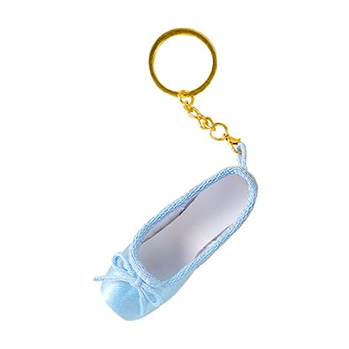 BIBABLYKE Mini Ballet Shoes Keychain Pointe Shoes Keyrings Handmade Pointe Shoe Charm Bag Penddant Gift for Dance Lovers - Image 4