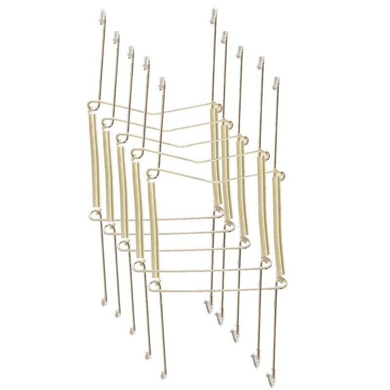 Xinlinke Lot5 6-Inch Small Invisible Plate Wire Hanger Wall Holders With Protective Rubber Cover For 5"" To 7"" Decorative Tray - Image 1