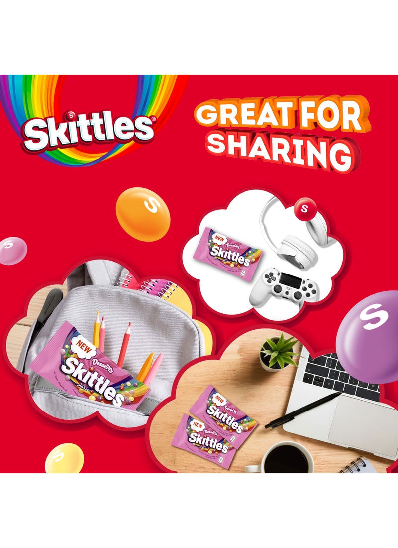 Skittles Dessert Fruity Flavoured Confections Candy 38g - Image 4