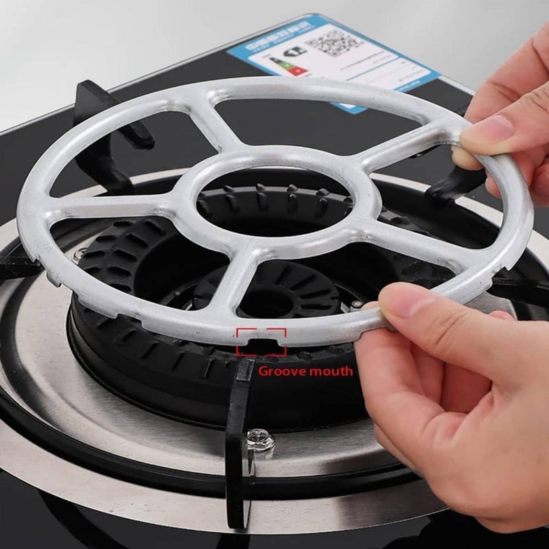 Obedient Universal Gas Stove Stand Ring Coffee Pot Holder, Gas Range Oven Burner Grates Pan Holder Stand Cooker Plate Moka Pot Stand Pan Wok Support Coffee Maker, Gas Hobs, Oven, Kitchen Ring - Image 3