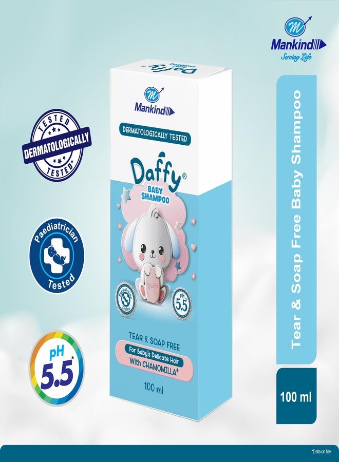 Mankind Daffy Baby Shampoo, Tear-Free & Gentle for Newborns, 100ml (Pack of 5) - Image 2