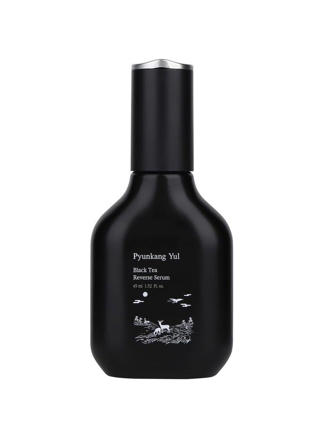 Pyunkang Yul سيروم الشاي الأسود من بيونكانغ يول لتعزيز مكافحة الشيخوخة، تغذية مركزة للعناية بالخطوط الدقيقة مع الكمبوتشا، مستخلص فاكهة الجينسنغ، بدون تهيج، العناية بالبشرة الكورية (1.52 أونصة سائلة، 45 مل) - Image 1