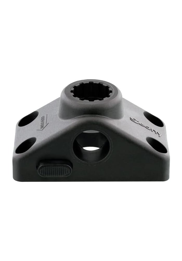 Scotty 0241L-BK Locking Combination Side/Deck Mounting Bracket - Black - Image 2