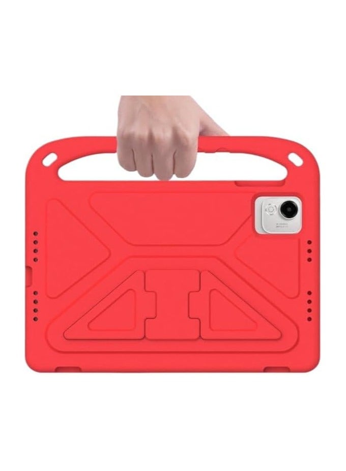 VKL Kids Case Compatible with Honor Pad X9a 11.5 inch 2025 Released,Lightweight EVA Kid Friendly Shockproof Protective Handle Stand Heavy Duty Cover (Red) - Image 1