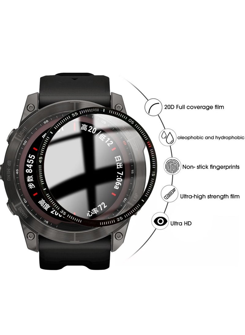 FITME 4 pcs 3D screen protector for Garmin Fenix 7  - Image 4