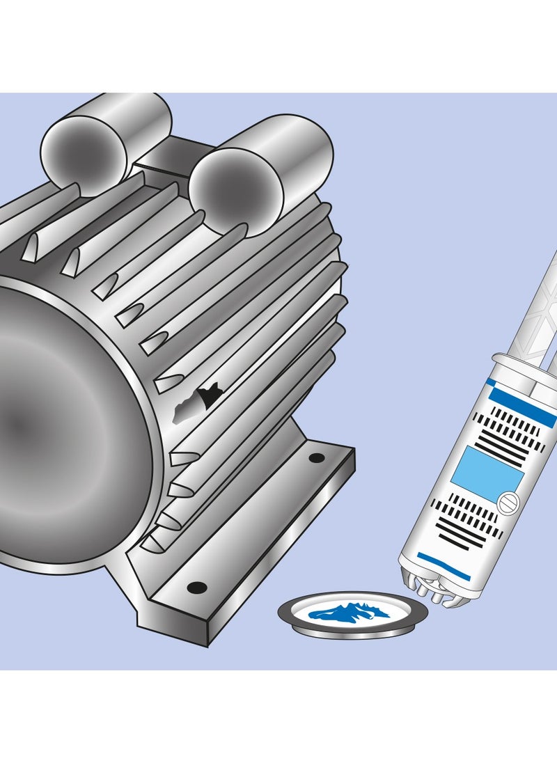 Weicon - Epoxy Minute Adhesive Set with Mixing nozzle 24 ml Double syringe 2-component epoxy adhesive - Image 1