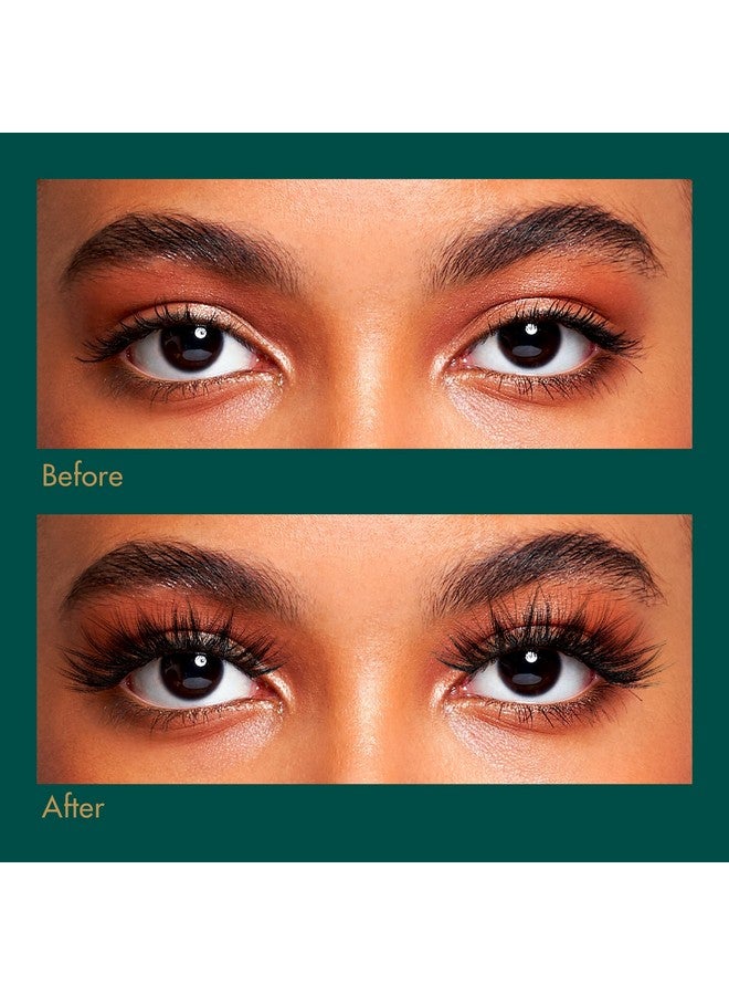 Ienvy False Lashes Velvet Soft Dramatic Fluffy Wispy Volume Eyelashes Reusable Faux Mink Natural Look Extensions Curly Strip Cat Eye Artificial Fake Lashes (02) - Image 5