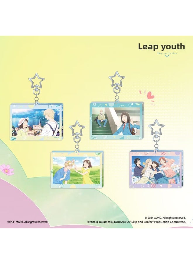 POP MART Bubble Mart Leaps Youth-Photo Frame Acrylic Pendant Peripheral Derivatives Tanabata Gift-Color:Garland  - Image 3