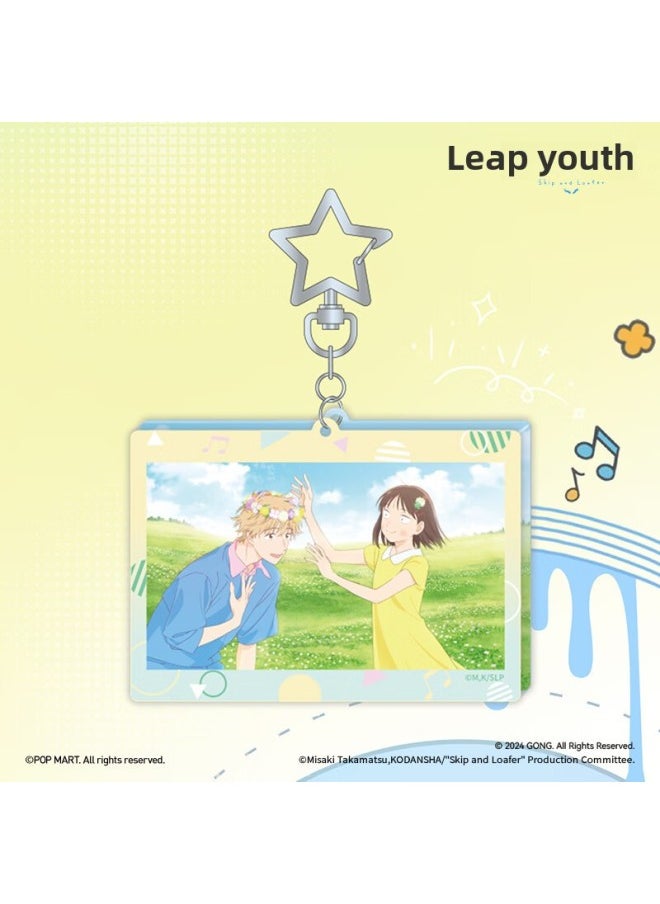 POP MART Bubble Mart Leaps Youth-Photo Frame Acrylic Pendant Peripheral Derivatives Tanabata Gift-Color:Garland  - Image 1