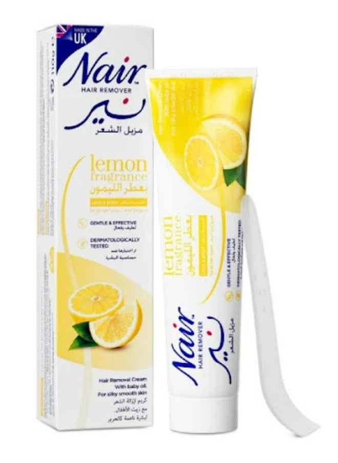 Nair Lemon Fragrance Hair Removal Cream Legs & Body 110 g 