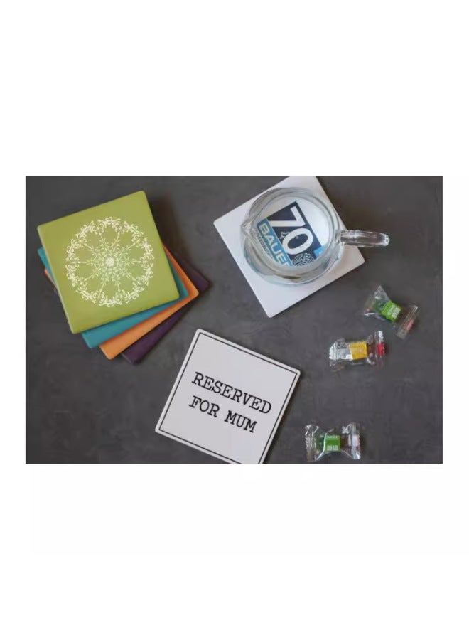 Ceramic Coaster Absorbent Pure White Blank Support Pattern, LOGO, Thermal Transfer, UV Printing Direct Supply-Color:Circular Diameter 18cm-Specifications:Coaster Custom Pattern (Bubble Bag)  - Image 4